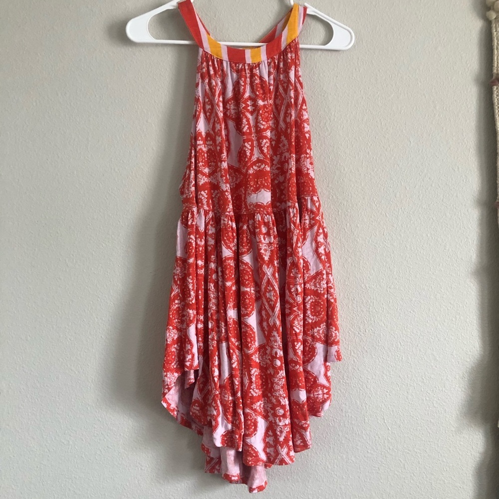 Free people Mimi high low handkerchief tunic med